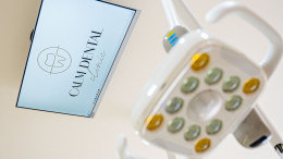 Calm Dental ceiling TV